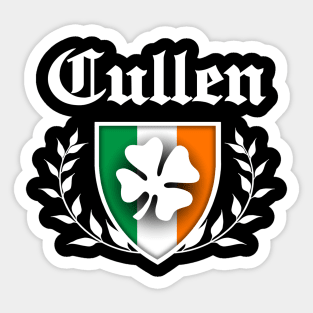 Cullen Shamrock Crest Sticker